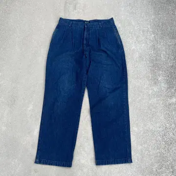 DOCKERS 와이드 레그 데님 팬츠 다크 블루