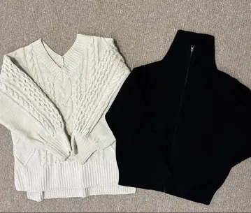 여성용 니트 UNIQLO AZUL 2장 세트