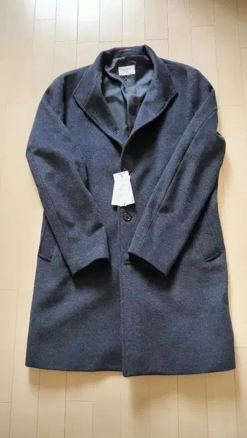 오리히카 ORIHICA 비즈니스 캐주얼 울 코트 차콜 그레이 L 사이즈