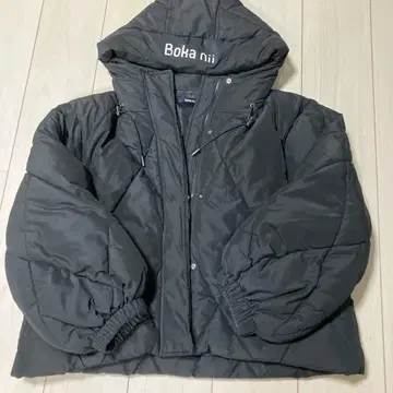 Boka nii 보카니 쇼트 다운 자켓 여성용 프리 사이즈 블랙