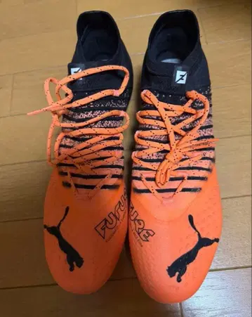 Puma Future 축구화 오렌지/블랙