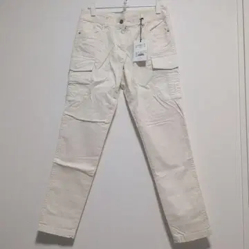 PLST 화이트 카고 팬츠 사이즈 4