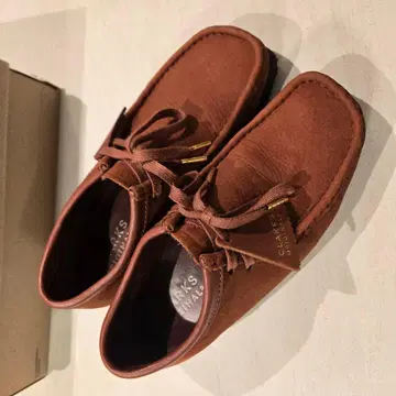 CLARKS Wallabees 브라운 모카신 6h
