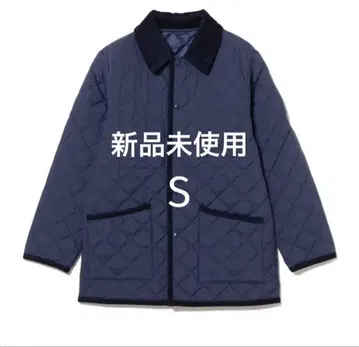 미사용 새상품 BEAMS 퀼팅 블루종 S
