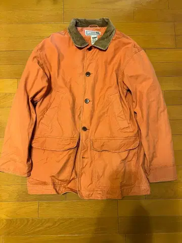 L.L.Bean 오렌지 헌팅 재킷 커버올