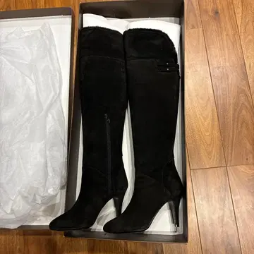 유나이티드 애로우즈 오데뜨 앤 오딜 롱 부츠 블랙 스웨이드