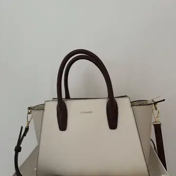 chouette 숄더백 화이트/브라운