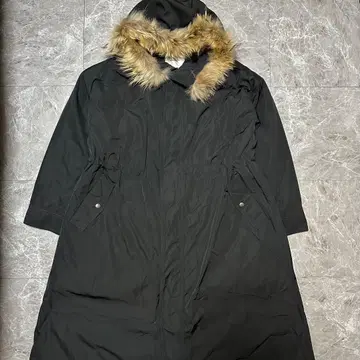 블랙 모즈 코트 후드 부착 36