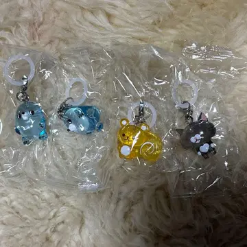 토끼 모피 메지루시 액세서리