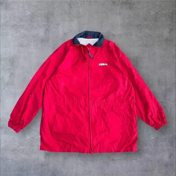 PORTAUTHORITY 나일론 자켓 T 기업 로고 레드 빨간색 L
