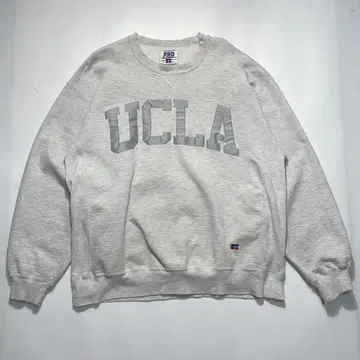90s 러셀 USA제 리버스 위브형 맨투맨 L UCLA 그레이