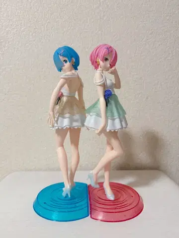 Re: 제로부터 시작하는 이세계 생활 리제로 렘 라무 피규어 드레스