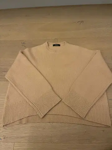 ebure 로게이지 캐시미어 니트 풀오버 캐시미어 100%