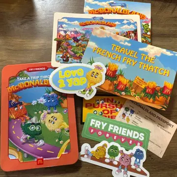 맥도날드 플라이 프렌즈 세트 캔 씰