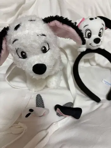 101마리 강아지 헤어핀 머리띠 미니백