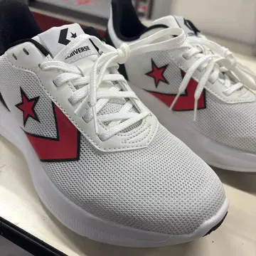 CONVERSE 스포츠 슈즈 화이트/레드/블랙