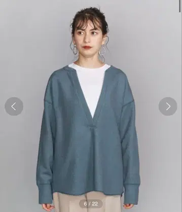 BEAUTY&YOUTH UNITED ARROWS V넥 티셔츠