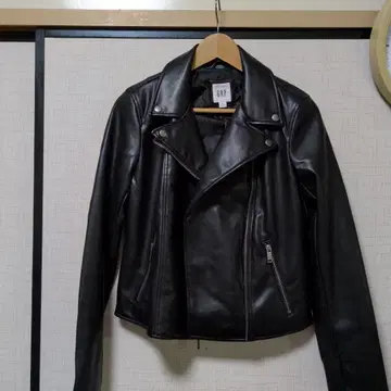 GAP 비건 레더 라이더 자켓 XS