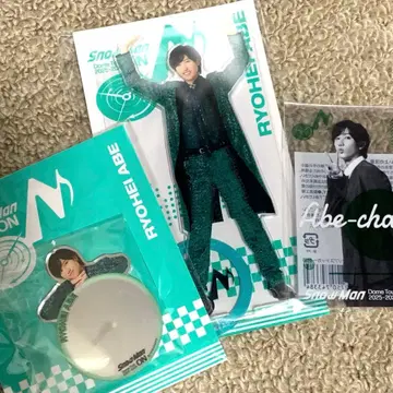 3점 SnowMan 아베 료헤이 아크릴 스탠드 클리어 스티커 거울