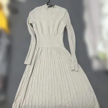 프레이 아이디 베이지 니트 원피스 S 사이즈