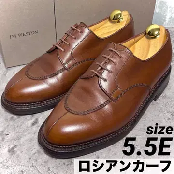 [러시안 카프! ] J.M.WESTON 696 로제 5.5E 브라운 가죽