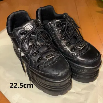 YOSUKE 요스케 통굽 레이스업 스니커즈 [ 22.5 ]