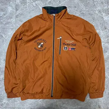 CRICKET HILL 나일론 자켓 M 사이즈 오렌지 브라운
