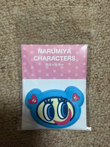 나루미야 캐릭터즈 엔젤 블루 나카무라 군 러버 거울 얼굴 거울