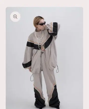 neith. Blocking Track Pants(Sand Beige)