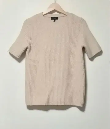 Theory 띠어리 반팔 울 니트/스웨터