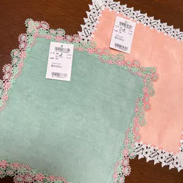 치카자와 레이스 손수건 2장 세트