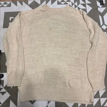 굿 레귤러 L.L.Bean 베이지 니트 스웨터 L 사이즈