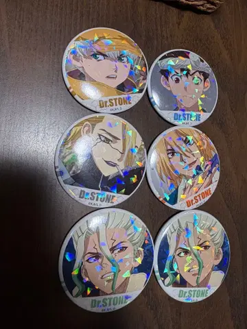 Dr.STONE 장면 사진 캔뱃지 센쿠 류스이 크롬 우쿄 스탠리