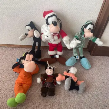 디즈니 구피 봉제 인형 크리스마스 6종 세트
