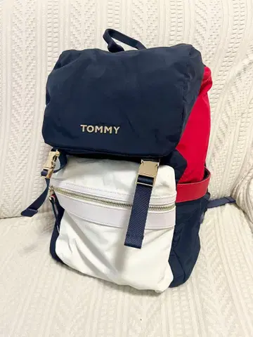 TOMMY 백팩 네이비/레드/화이트