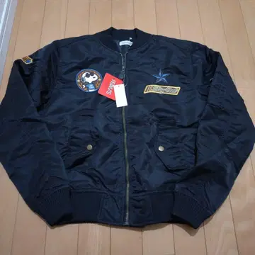미사용 스누피 피넛 MA-1 자켓 S 점퍼