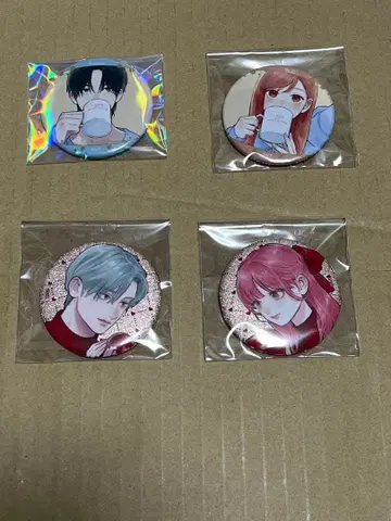 유비사키와  팝업 캔뱃지 세트