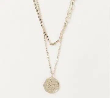 코인 목걸이 BEAUTY&YOUTH UNITED ARROWS 골드