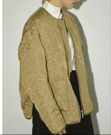 TODAYFUL Jacquard Piping Blouson 38
