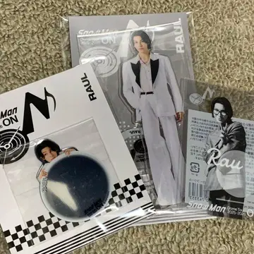 3점 SnowMan 라울 아크릴 스탠드 클리어 스티커 거울