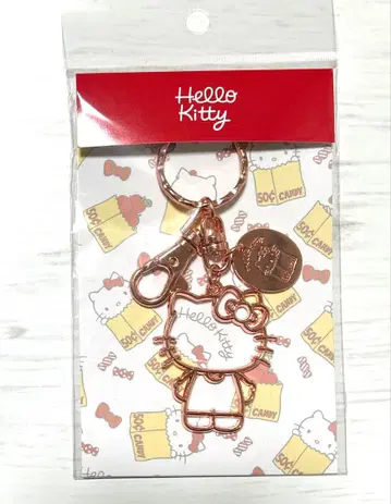 산리오 헬로키티전 키링 PG 핑크 골드 미사용품