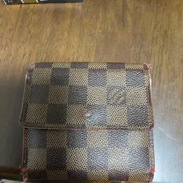 다미에 패턴 접이식 지갑