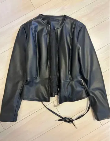 ZARA 자라 가죽 자켓 블랙 라이더 S 사이즈