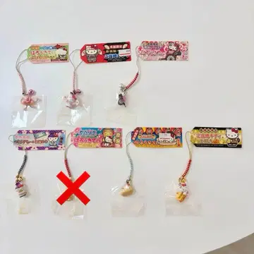 지역 한정 키티 끈 스트랩 6개 묶음 판매 간사이 지방