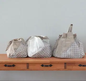 ORIBA 에코백 3종 세트 체크