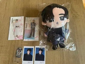 Meguro 봉제 인형 마스코트 세트