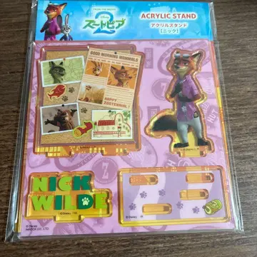 주토피아2 아크릴 스탠드 닉 와일드