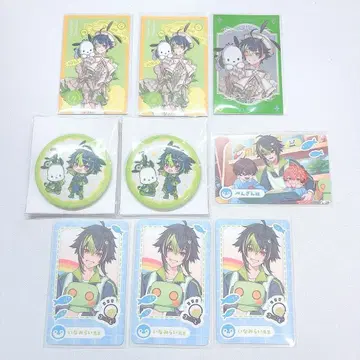 이나미 라이 산리오 콜라보 니지산지 유치원 폴라로이드 캔뱃지 9개 세트