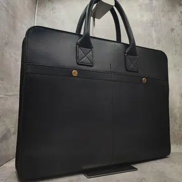 새상품급 Paul Smith 브리프 케이스 토트백 소가죽 블랙