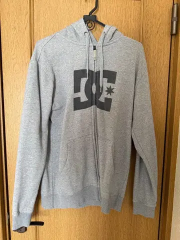 DC 그레이 집업 후드티 M 사이즈